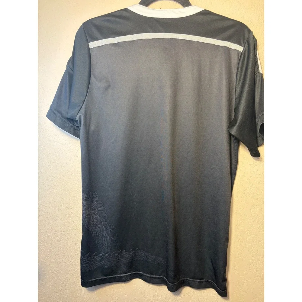 Adidas x Yohji Yamamoto Real Madrid Dragon Graphic Jersey Shirt Size L Black